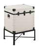 Coaster® Nancy White Accent Cabinet with Nailhead Trim-0