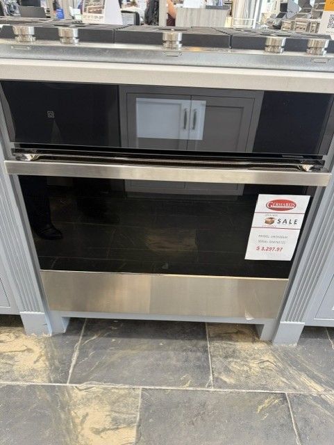 JennAir® NOIR™ 30" Floating Glass Black Built-In Single Electric Wall Oven-0