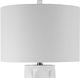 Uttermost® Sinclair Glossy White Glaze Table Lamp-4