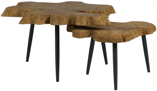 Universal Explore Home™ Oasis Driftwood Nesting Table-0