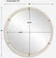 Uttermost® Cyprus White Round Mirror-3