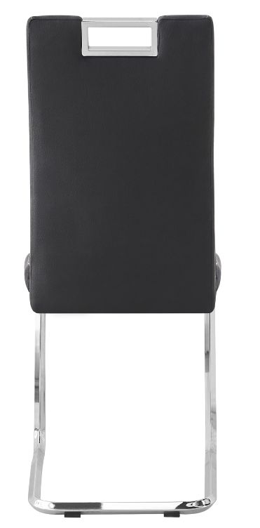 Mazin Furniture Betmar Black/Silver Dining Side Chair-3