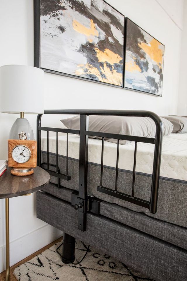 Harmony™ 2-Piece Black Hi Low Side Rails -1