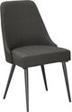 Brassex Inc. Celine 2-Piece Grey Dining Chair Set-0