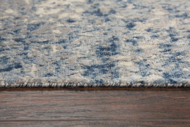 Rizzy Home Artistry Blue 2'6" x 10' Runner Rug-2