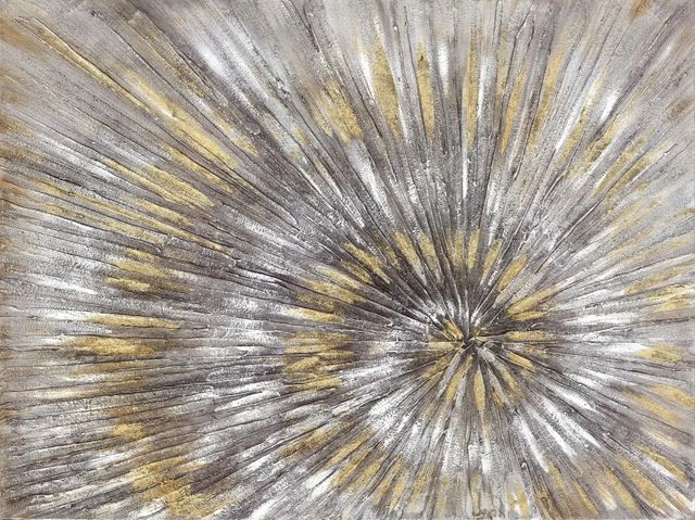 Classy Art Style 3 Hand Painted Textured Canvas Wall Art-1