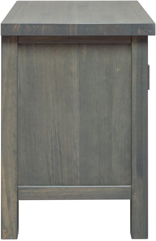 Mako Wood Furniture Jetty Gray Nightstand-2