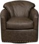 Craftmaster® Customizable CM Leather 33" Swivel Glider-4