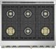 Monogram® Statement Collection 36" Stainless Steel Pro Style Dual Fuel Range-3