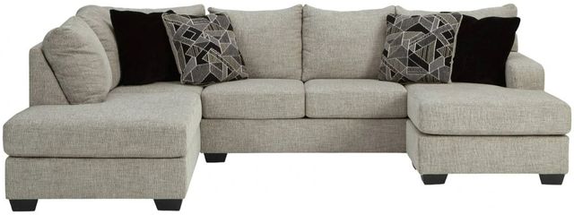 Benchcraft® Megginson 2-Piece Storm Right-Arm Facing Sectional and Chaise-0