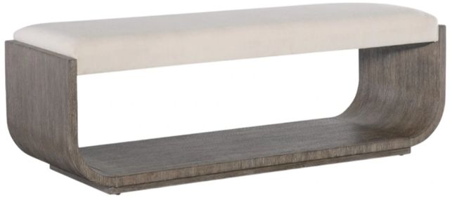 Hooker® Furniture Modern Mood Inverness Natural/Mink Bed Bench-0
