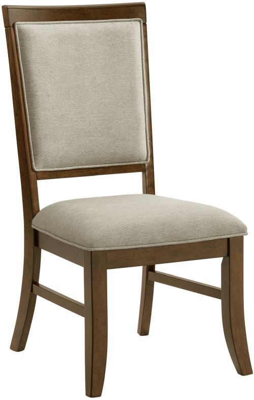 Elements International Phillipe 7-Piece Cherry/Gray Dining Table Set-3