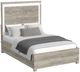 Elements International San Matteo 3-Piece Dual Tone Queen Panel Bedroom Set-1