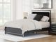 Signature Design by Ashley® Birmonton Black Queen Upholstered Panel Bed-1