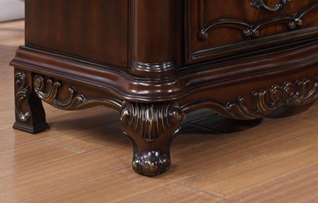 Furniture of America® Ventresca Dark Cherry Nightstand-2