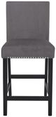 New Classic® Home Furnishings Celeste 5-Piece Black/Gray Counter Dining Set-4