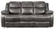 Mazin Furniture Everett Grey Reclining Sofa-1