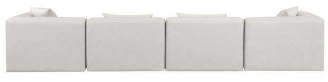 Meridian Furniture Cube 4-Piece Cream 144" Modular Sectional Sofa-2