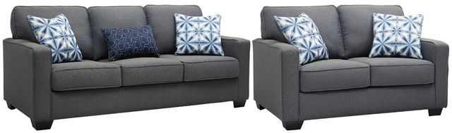 Benchcraft® Kiessel Nuvella 2-Piece Indigo Living Room Set-0