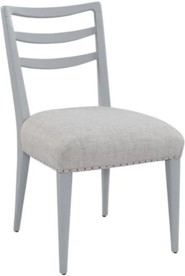 Bernards Citrus Heights Gray/Ocean Dining Side Chair-0