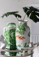 A & B Home Green/Orange/White Vase-2