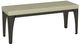 Amisco Customizable Upright 44" Upholstered Bench-2