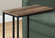 Monarch Specialties Inc. Brown Reclaimed 25"H Accent Table with Black Metal Base-1