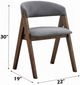 ACME Furniture Keiki 2-Piece Gray/Walnut Side Chair Set-2