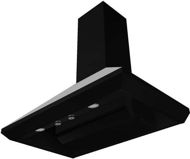 Vent-A-Hood® 36" Black Euro Style Wall Mounted Range Hood-3