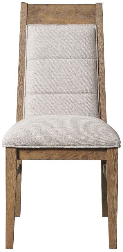 Intercon Landmark Weathered Oak Upholstered Side Chair-2
