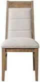 Intercon Landmark Weathered Oak Upholstered Side Chair-2