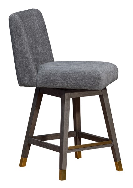 Armen Living Basila Swivel Stool