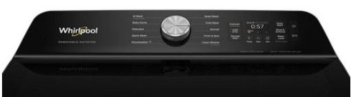 Whirlpool® 5.3 Cu. Ft. White Smart Impeller Top Load Washer with Removable Agitator-4