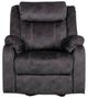 Global Furniture USA 3-Piece Domino Granite Manual Reclining Living Room Set-4