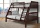 Nationwide Furniture Distributors Twin/Full Wood Bunkbed-0