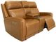 Flexsteel® Alister Sedona Leather Power Gliding Recliner Loveseat with Console-1