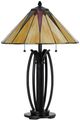 Cal® Lighting & Accessories Tiffany Dark Bronze Table Lamp-2