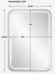 Uttermost® Crofton Nickel Lighted Vanity Mirror-2