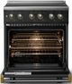Viking® 5 Series 30" Valentine Pro Style Induction Range with Brushed Brass Trim-1