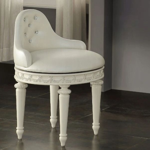 ACME Furniture Dorothy Ivory Vanity Swivel Chair-1
