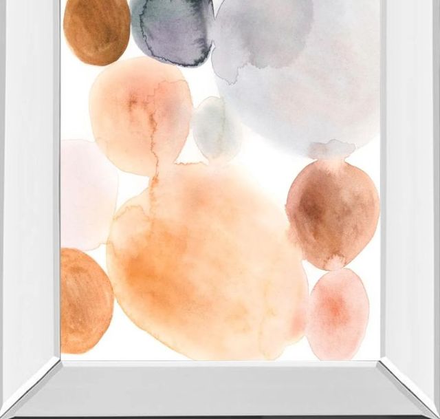 Classy Art Marble Wash I by Victoria Barnes Mirror Framed Wall Art-1