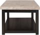 Elements International Kansas Espresso Beige/Espresso Coffee Table-2