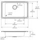 Elkay Lustertone® Classic Lustrous Satin Stainless Steel 31'' x 20'' x 6'' Single Bowl Drop-In Classroom ADA Sink with Quick-clip-1