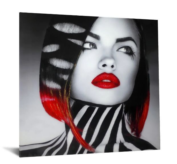 Classy Art Lady Zebra Wall Art-1