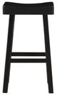 Homelegance® Caspian Black Pub Height Stool-3
