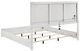 Coaster® Ives White High Gloss Queen Panel Bed-2