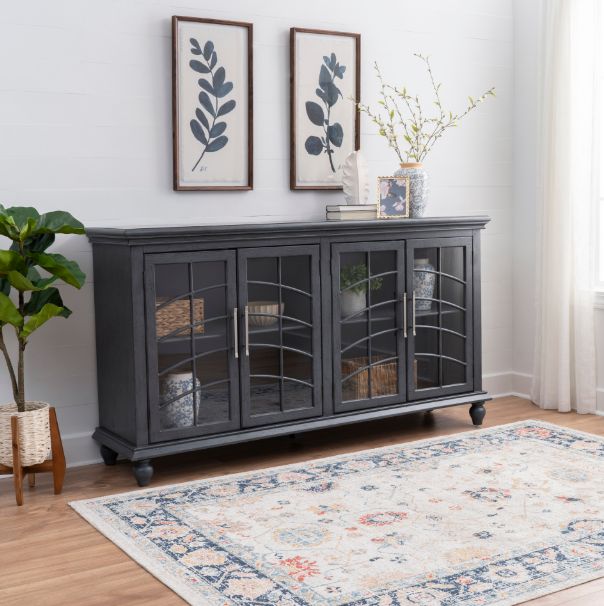 Coast2Coast Home™ Klace Blue Gray Credenza-1