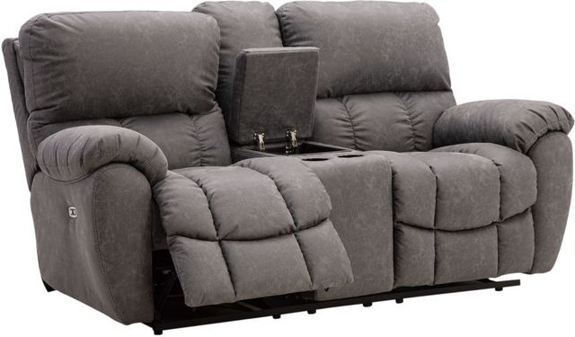 Signature Design by Ashley® Hadrian Pike Galaxy Power Reclining Loveseat with Console and Adjustable Headrest-1