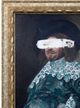 Stylecraft Dann Foley Lifestyle Blue-Green/Dark Gray/Gold Masked Master Wall Art -2