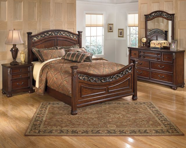 Signature Design by Ashley® Leahlyn Warm Brown Nightstand-4
